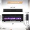 Edendirect 50'' Freestanding and Wall Mounted Electric Fireplace, Black, Multi Color Flame EF451B - alternate 3